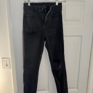 American Eagle Outfitters Black High Rise Jeans